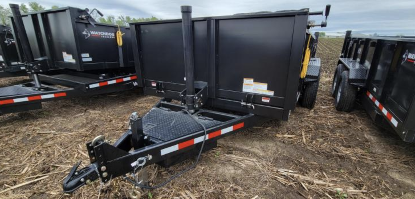 hauling dump trailer