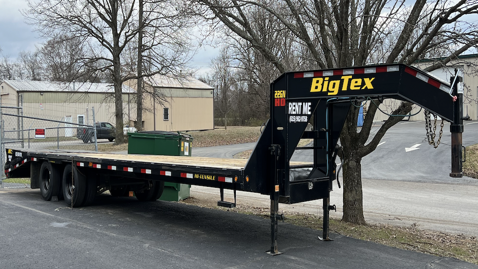 Gooseneck trailer rental